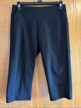 DSG capri leggings, black, medium